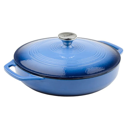 Nồi Gang Tráng Men Có Nắp Lodge EC3CC33 3.4 l - Màu Caribbean