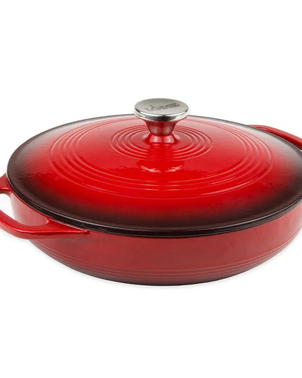 Nồi Gang Tráng Men Có Nắp Lodge EC3CC43 3.4 l - Màu Island Spice