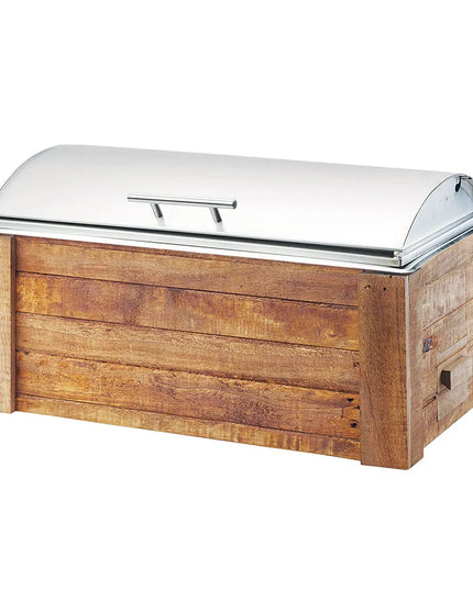 Nồi Hâm Nóng Buffet Cal-Mil 3429-99 Cỡ Đầy Đủ Nắp Trượt & Đốt Cồn