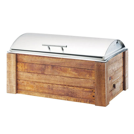Nồi Hâm Nóng Buffet Cal-Mil 3429-99 Cỡ Đầy Đủ Nắp Trượt & Đốt Cồn