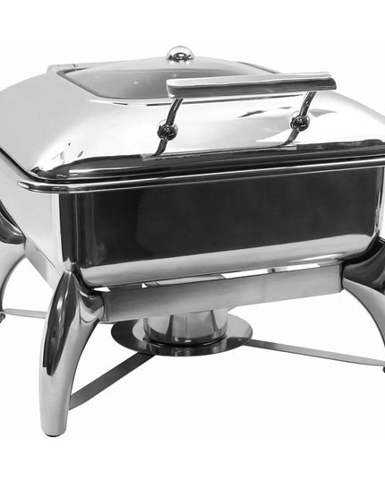 Nồi Hâm Nóng Buffet Tablecraft CW40176 Cỡ 2/3 Nắp Bản Lề & Đốt Cồn