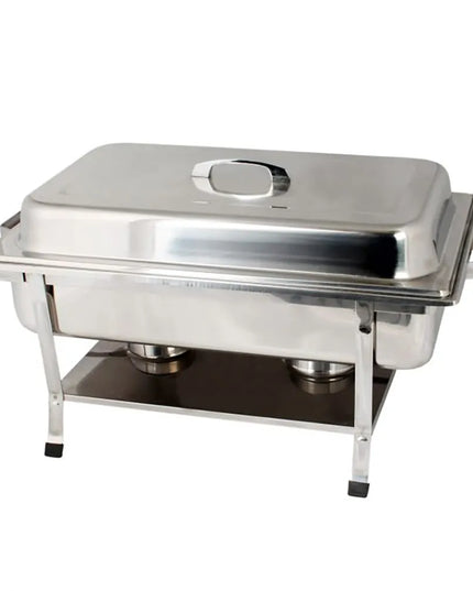 Nồi Hâm Nóng Buffet Thunder Group SLRCF002 Cỡ Đầy Đủ Nắp Tháo Rời & Đốt Cồn