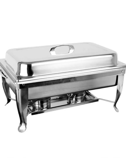 Nồi Hâm Nóng Buffet Thunder Group SLRCF005 Cỡ Đầy Đủ Nắp Tháo Rời & Đốt Cồn