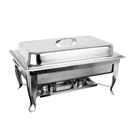 Nồi Hâm Nóng Buffet Thunder Group SLRCF005 Cỡ Đầy Đủ Nắp Tháo Rời & Đốt Cồn