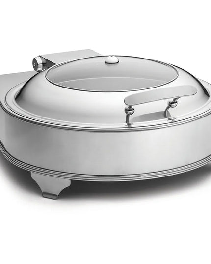Nồi Hâm Nóng Buffet Tròn Tablecraft CW40164 Nắp Bản Lề & Bếp Điện