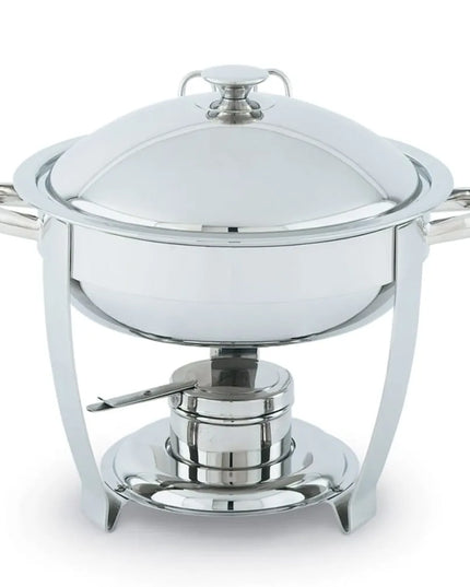 Nồi Hâm Nóng Buffet Tròn Vollrath 46503 Nắp Tháo Rời & Đốt Cồn