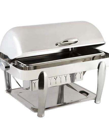 Nồi Hâm Nóng Cỡ Đầy Bon Chef 10040CH Nắp Cuốn Đốt Cồn