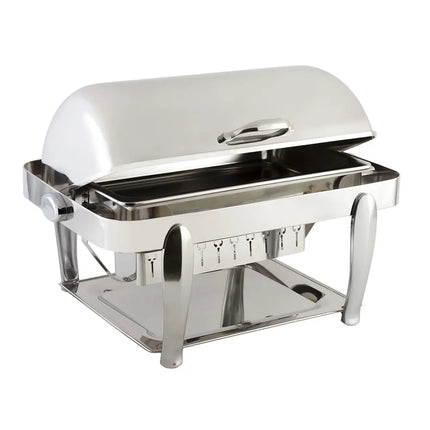 Nồi Hâm Nóng Cỡ Đầy Bon Chef 10040CH Nắp Cuốn Đốt Cồn