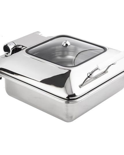 Nồi Hâm Nóng Thức Ăn 2/3 Khổ Tablecraft CW40163 Nắp Bản Lề Cảm Ứng Từ