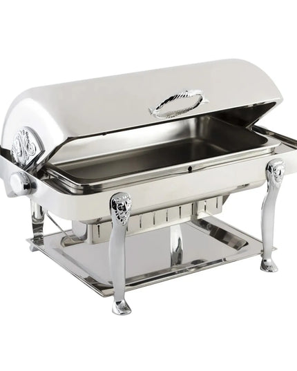 Nồi Hâm Nóng Thức Ăn Bon Chef 18040CH Full Size Nắp Cuốn Kèm Bộ Đốt Nhiên Liệu