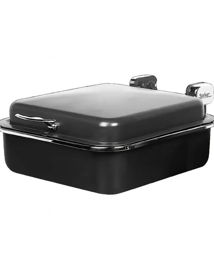 Nồi Hâm Nóng Thức Ăn Cảm Ứng Từ Spring USA 2384-8 5.7 lít Chữ Nhật Nắp Liền Titanium Viền Crôm
