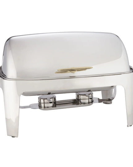 Nồi Hâm Nóng Thức Ăn Nguyên Khổ American Metalcraft GOLDAGRT26 Nắp Cuốn Dùng Nhiên Liệu