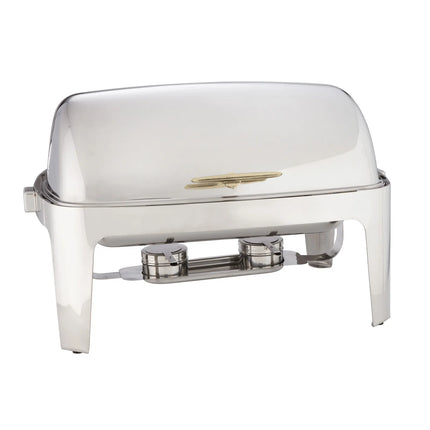 Nồi Hâm Nóng Thức Ăn Nguyên Khổ American Metalcraft GOLDAGRT26 Nắp Cuốn Dùng Nhiên Liệu