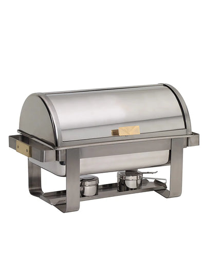 Nồi Hâm Nóng Thức Ăn Nguyên Khổ American Metalcraft MACD3 Nắp Cuốn Dùng Nhiên Liệu