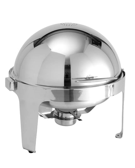 Nồi Hâm Nóng Thức Ăn Tròn American Metalcraft ADAGIORD18 Nắp Cuốn Dùng Nhiên Liệu