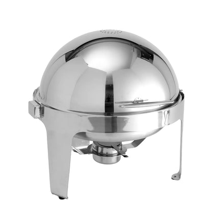 Nồi Hâm Nóng Thức Ăn Tròn American Metalcraft ADAGIORD18 Nắp Cuốn Dùng Nhiên Liệu