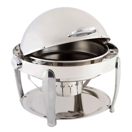 Nồi Hâm Nóng Thức Ăn Tròn Bon Chef 10001CH Nắp Cuốn Kèm Bộ Đốt Nhiên Liệu