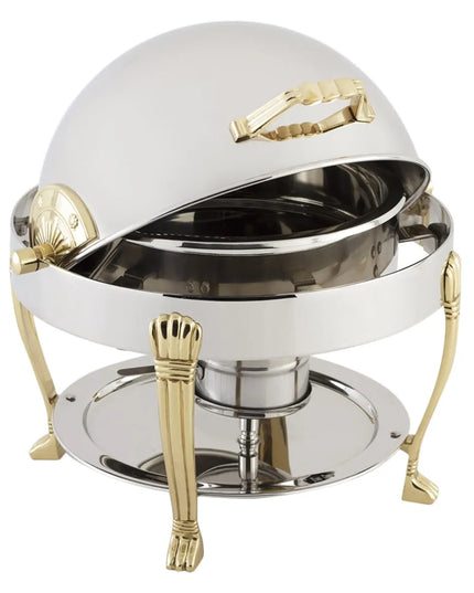 Nồi Hâm Nóng Thức Ăn Tròn Bon Chef 12014 2.8 l Nắp Cuốn Kèm Bộ Đốt Nhiên Liệu