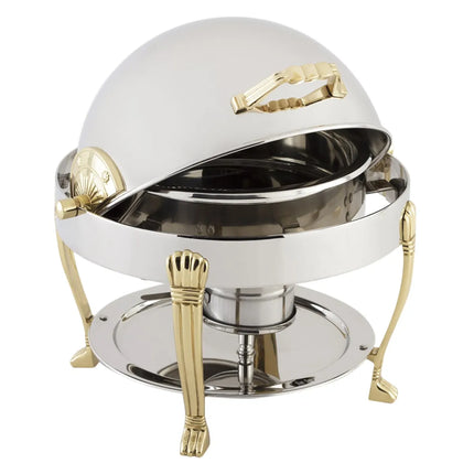 Nồi Hâm Nóng Thức Ăn Tròn Bon Chef 12014 2.8 l Nắp Cuốn Kèm Bộ Đốt Nhiên Liệu