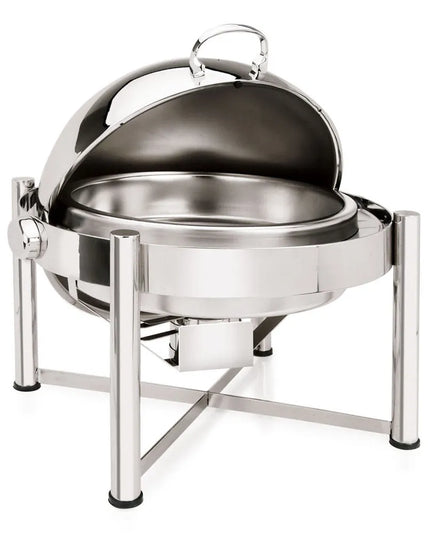 Nồi Hâm Nóng Thức Ăn Tròn Eastern Tabletop 3128 7.6 l Nắp Cuốn Thép Không Gỉ