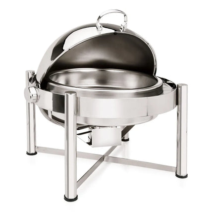 Nồi Hâm Nóng Thức Ăn Tròn Eastern Tabletop 3128 7.6 l Nắp Cuốn Thép Không Gỉ
