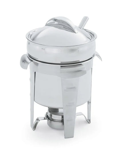 Nồi Hâm Nóng Thức Ăn Tròn Vollrath 49523 Nắp Rời Dùng Nhiên Liệu