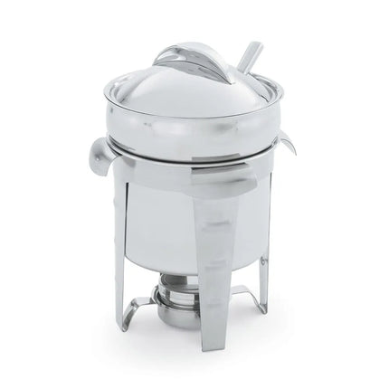 Nồi Hâm Nóng Thức Ăn Tròn Vollrath 49523 Nắp Rời Dùng Nhiên Liệu