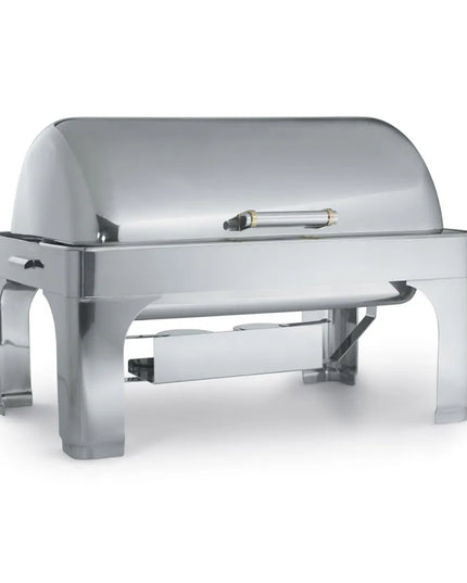 Nồi Hâm Nóng Thức Ăn Vollrath 46255 Cỡ Đầy Đủ Nắp Cuốn Đốt Cồn