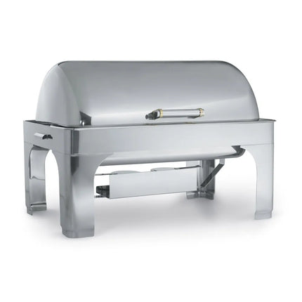 Nồi Hâm Nóng Thức Ăn Vollrath 46255 Cỡ Đầy Đủ Nắp Cuốn Đốt Cồn