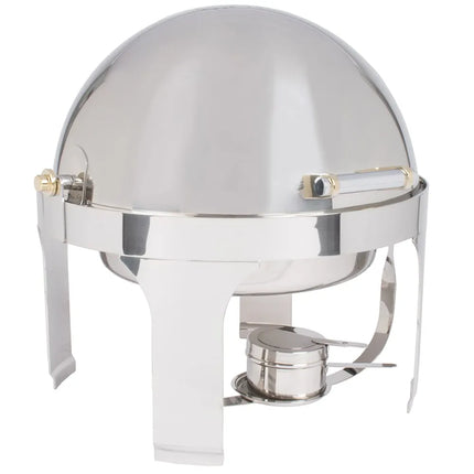 Nồi Hâm Nóng Tròn Vollrath 46070 Nắp Cuốn Đốt Cồn
