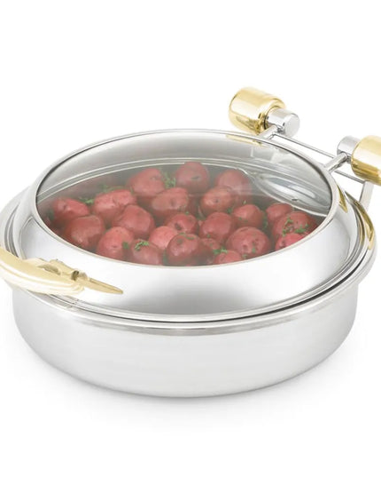 Nồi Hâm Nóng Tròn Vollrath 46124 Nắp Bản Lề Dùng Từ