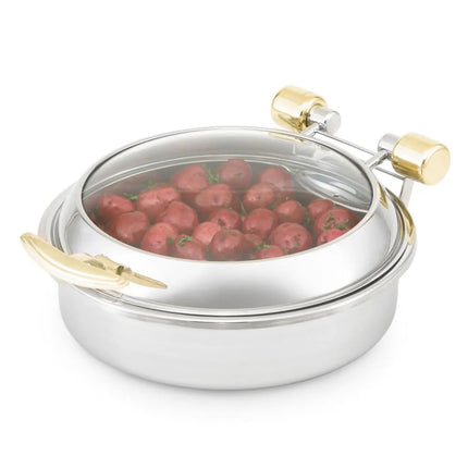 Nồi Hâm Nóng Tròn Vollrath 46124 Nắp Bản Lề Dùng Từ