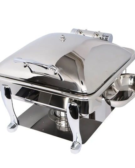 Nồi Hâm Nóng Vuông Cảm Ứng Từ Eastern Tabletop 3934S 5.7 lít Nắp Bản Lề Inox