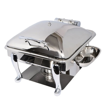 Nồi Hâm Nóng Vuông Cảm Ứng Từ Eastern Tabletop 3934S 5.7 lít Nắp Bản Lề Inox