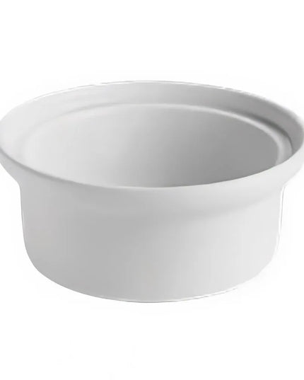 Nồi Hầm Tròn Hall China HL630BBWA 266 ml - Sứ, Trắng Sáng