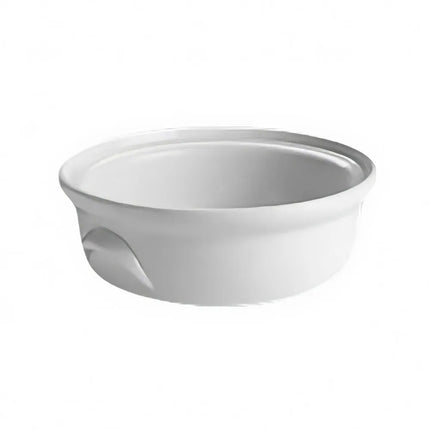 Nồi Hầm Tròn Hall China HL8220BWHA 414 ml Có Tay Cầm - Sứ, Trắng