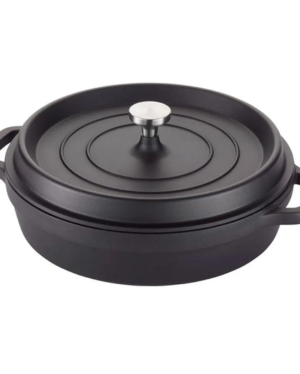 Nồi Hầm Tròn Ironlite Spring USA 8656-8/28 2.55 l - Nhôm, Đen