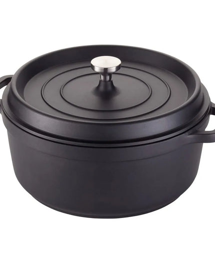 Nồi Hầm Tròn Ironlite Spring USA 8658-8/28 6.8 l - Nhôm, Đen