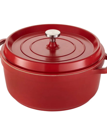 Nồi Hầm Tròn Spring USA 8658-5/28 Ironlite 6.8 l - Nhôm, Đỏ