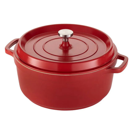 Nồi Hầm Tròn Spring USA 8658-5/28 Ironlite 6.8 l - Nhôm, Đỏ