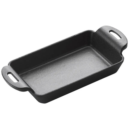 Nồi Phục Vụ Chữ Nhật Mini Cảm Ứng Winco CASM-7RT Gang Đúc Men Đen Nhám 17.8 cm x 12.1 cm