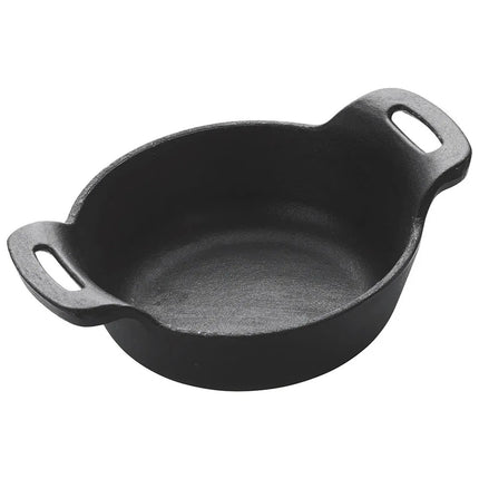 Nồi Phục Vụ Tròn Mini Cảm Ứng Winco CASM-5R Gang Đúc Men Đen Nhám 13 cm