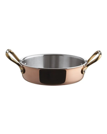 Nồi Rondeau Mini Paderno A1550416 828 ml - Nhôm/Đồng/Inox
