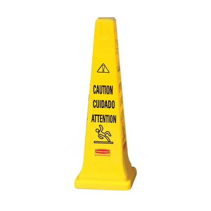 Nón An Toàn Đa Ngôn Ngữ Rubbermaid FG627600 YEL - Cảnh Báo, 31.1x31.1x91.4cm Vàng