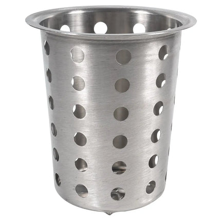 Ống Đựng Dao Dĩa Tròn Browne 80110 Đường Kính 9.5 cm Có Lỗ Thoát Nước Inox