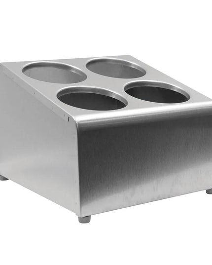 Ống Đựng Dao Muỗng Nĩa 2 Tầng 4 Ngăn Tablecraft 7042, Inox