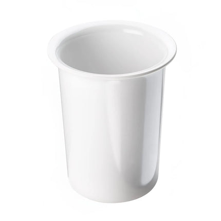 Ống Đựng Dao Muỗng Nĩa Tròn Cal-Mil 1017-15 11.4 cm, Cao 14 cm, Melamine, Màu Trắng