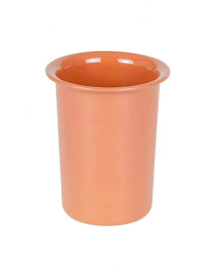Ống Đựng Dao Muỗng Nĩa Tròn Cal-Mil 1017-62 11.4 cm, Cao 14 cm, Melamine, Màu Cam Terra Cotta