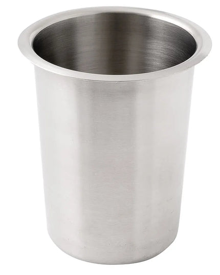 Ống Đựng Dao Muỗng Nĩa Tròn Cal-Mil 1017-SOLID 11.4 cm, Không Lỗ, Cao 14 cm, Inox