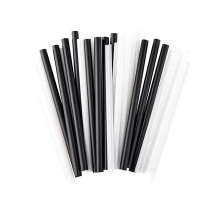 Ống Hút Không Bọc Tablecraft 700106 19.7 cm - PLA, Màu Đen